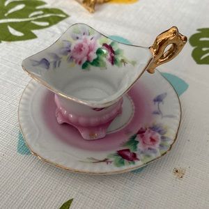 Xtra small tea cup and saucer